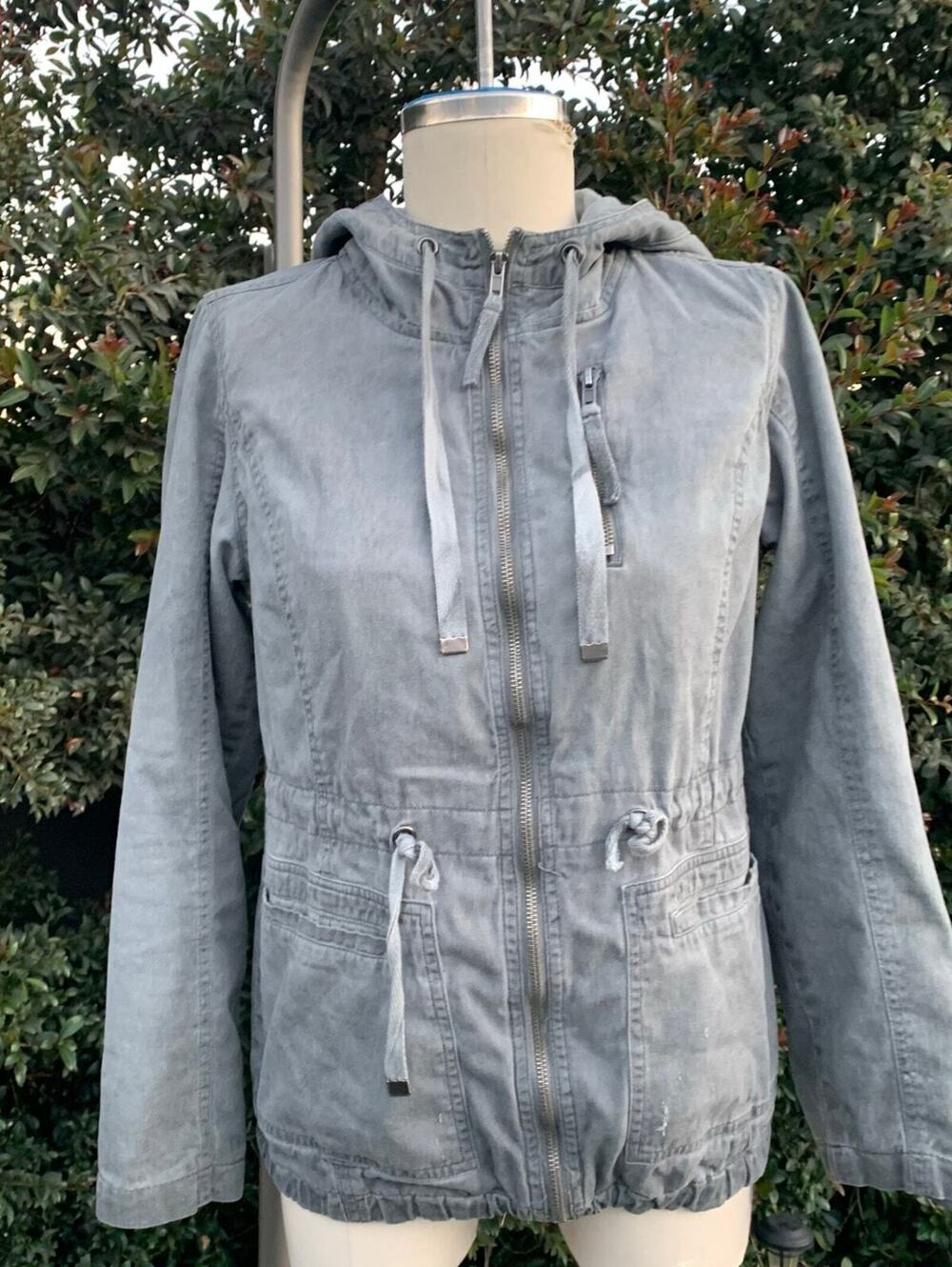 Empyre Hooded Jacket Skater Gray Women’s Small